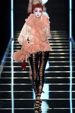 Load image into Gallery viewer, CHRISTIAN DIOR by GALLIANO F/W 2003 Black Leather Lace Up Trousers
