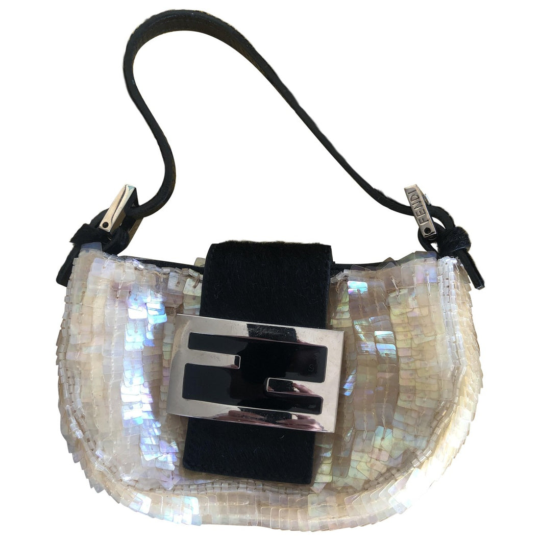 FENDI S/S 1999 Sequin Croissant Bag