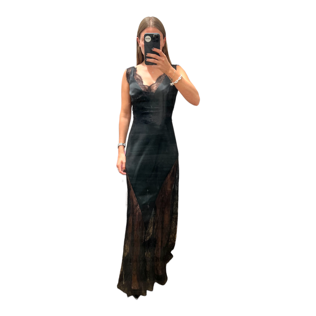 EMANUEL UNGARO Black Evening Gown