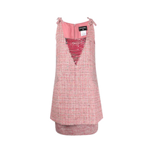 Load image into Gallery viewer, CHANEL Pink Tweed Mini Dress
