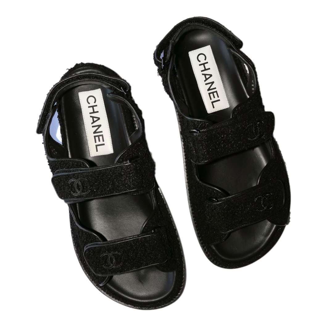 CHANEL dad sandals