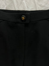 Load image into Gallery viewer, CHANEL black trousers
