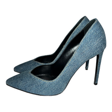 Load image into Gallery viewer, SAINT LAURENT Anja Denim Pumps
